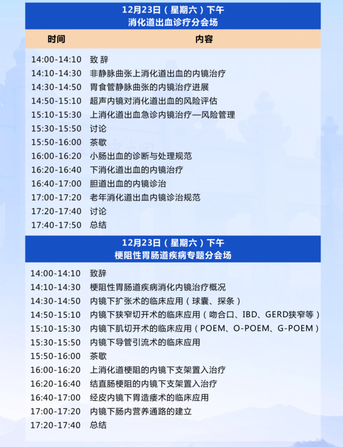 第一届中山大学消化内镜论坛_高通医疗网络视频直播、转播会议议程图